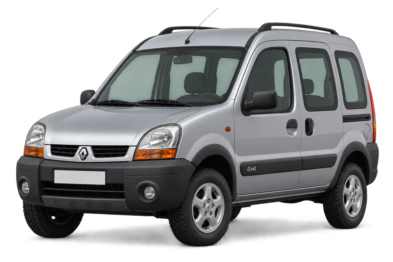 renault Kangoo · Mk1 (1997–2007) · Kartos iliustracija