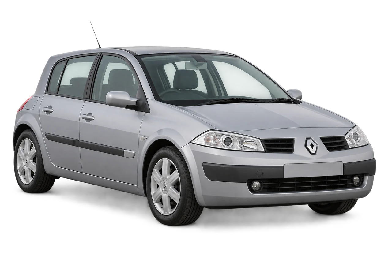 renault Megane · Mk2 (2002–2008) · Kartos iliustracija