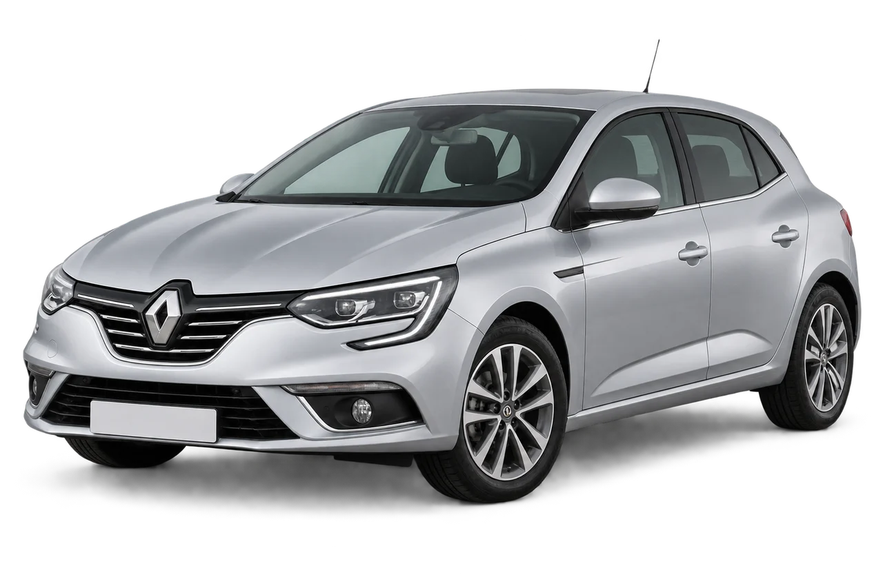 renault Megane · Mk4 (2015–2019) · Kartos iliustracija
