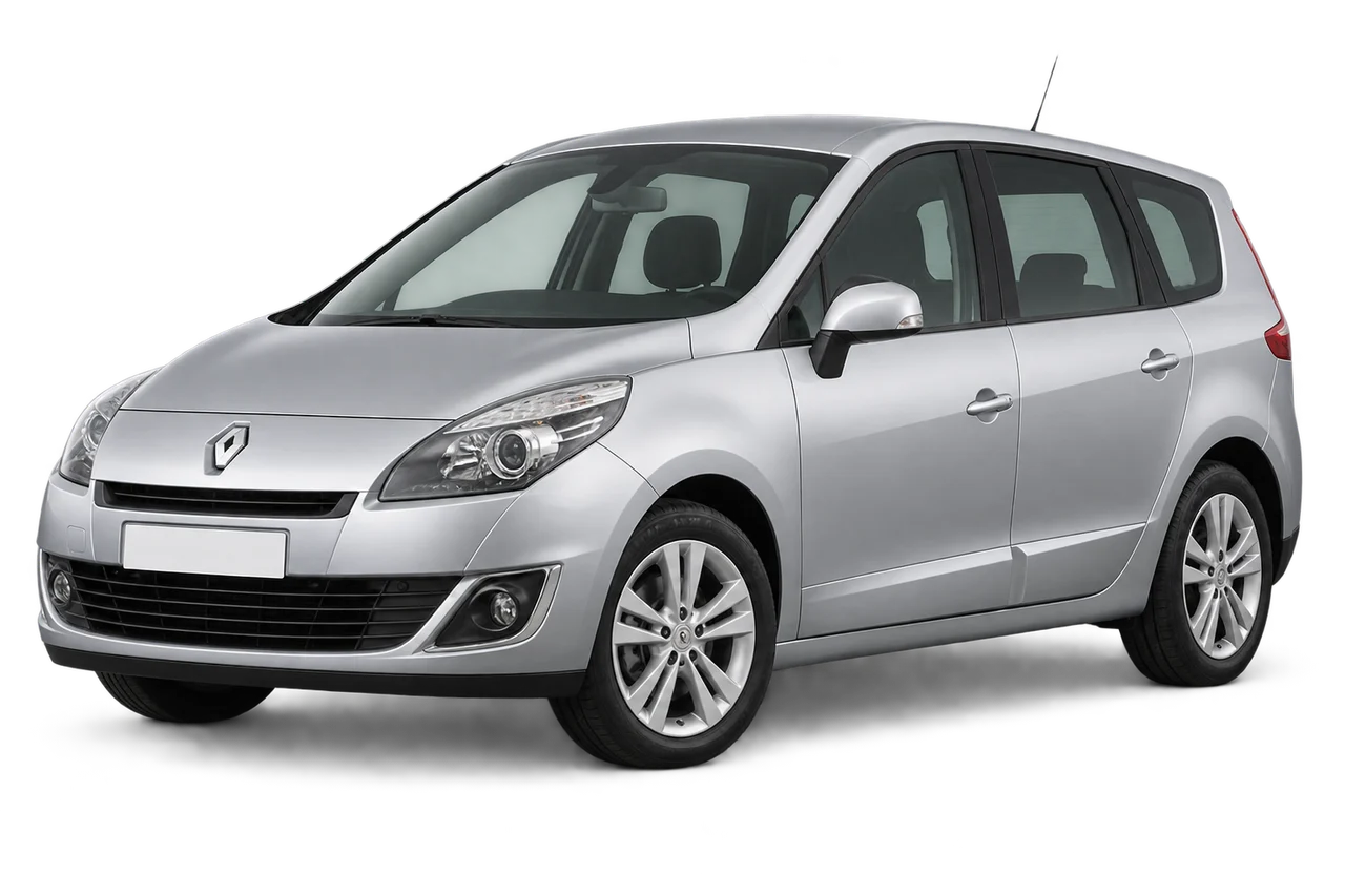 renault Scenic · Mk3 (2009–2013) · Kartos iliustracija