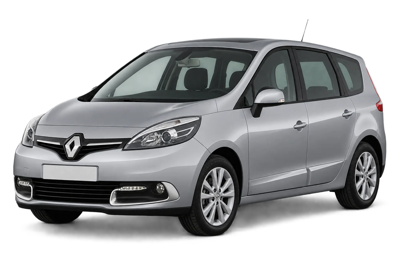 renault Scenic · Mk3 FL (2013–2016) · Kartos iliustracija