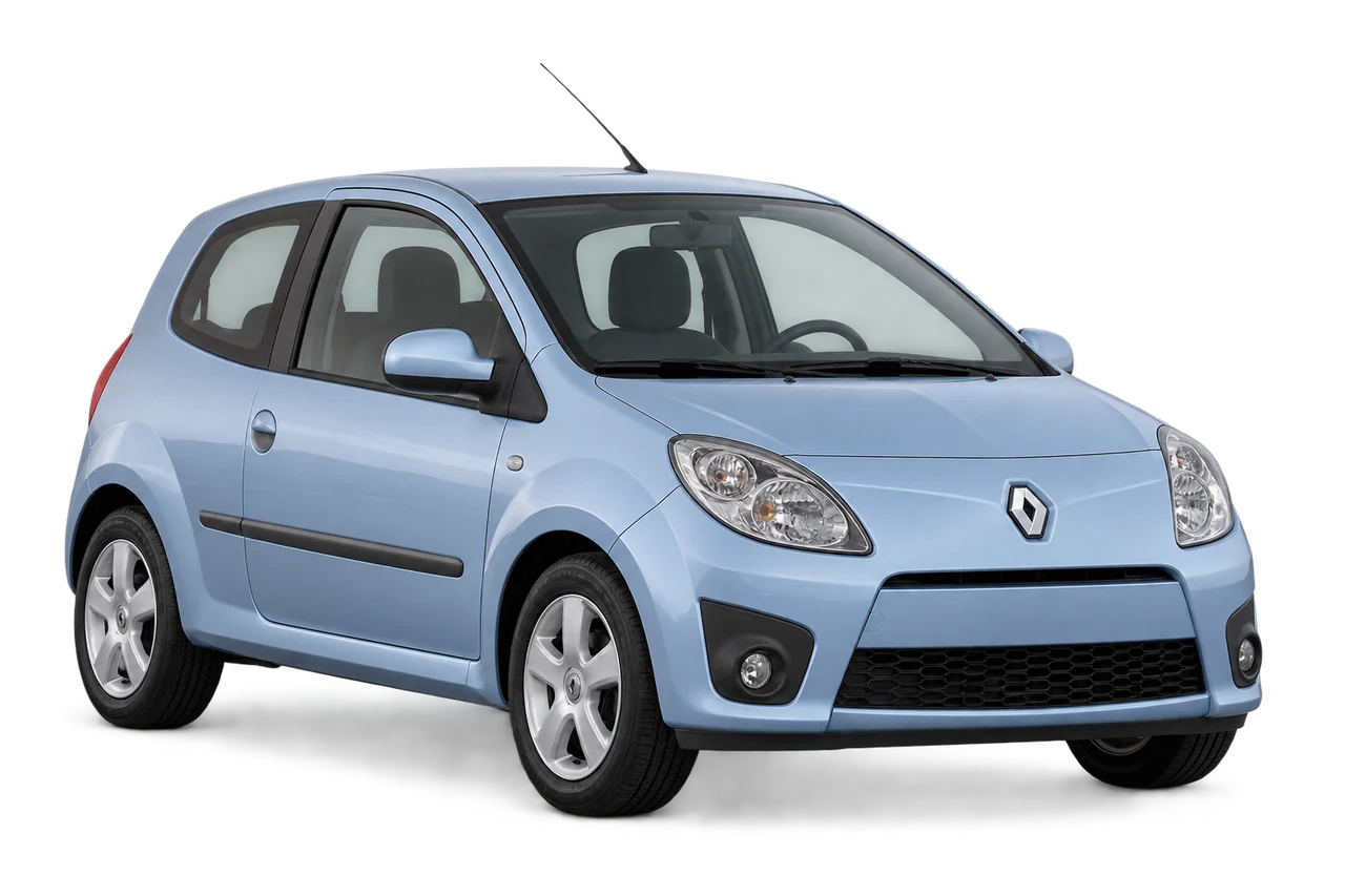 renault Twingo · Mk2 (2007–2014) · Kartos iliustracija