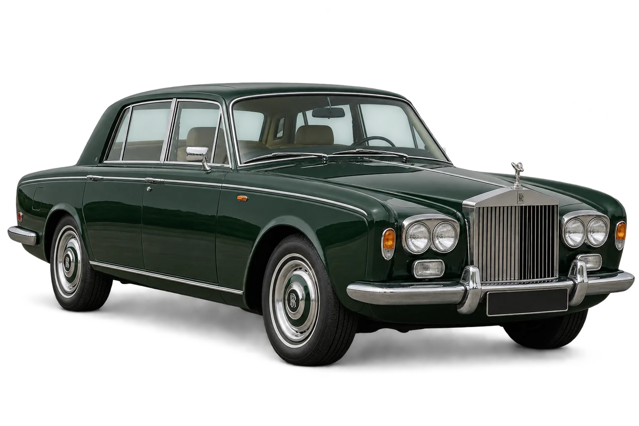 rolls-royce Silver Shadow · Modelio iliustracija