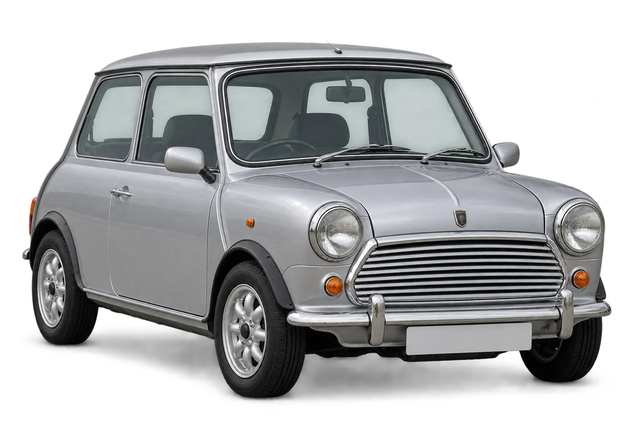 rover Mini · Modelio iliustracija