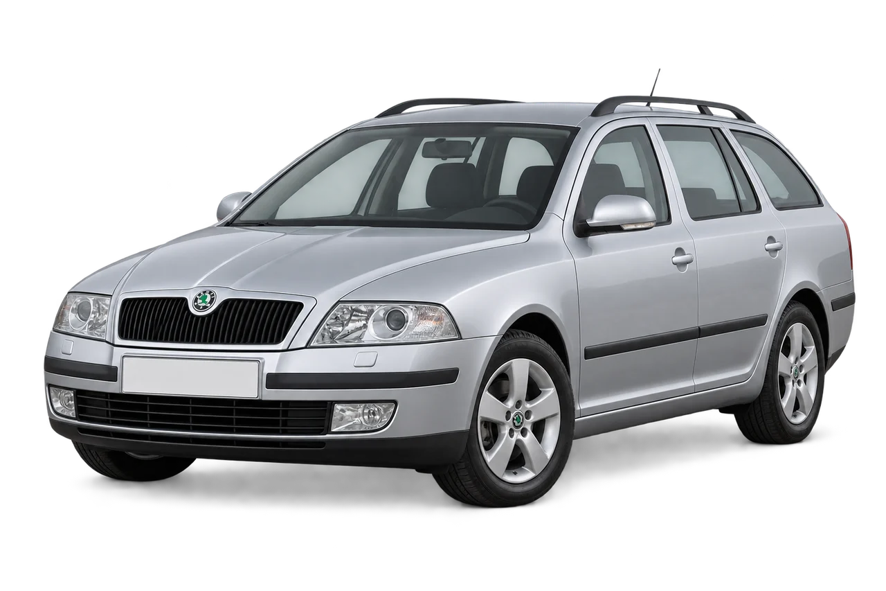 skoda Octavia Combi · Mk2 (2004–2013) · Kartos iliustracija