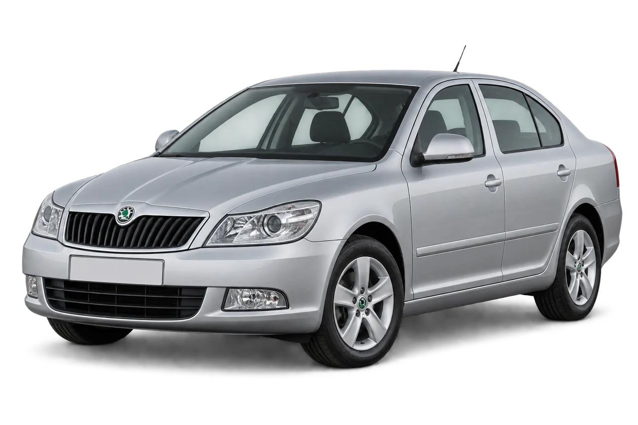skoda Octavia · Mk2 FL (2008–2013) · Kartos iliustracija