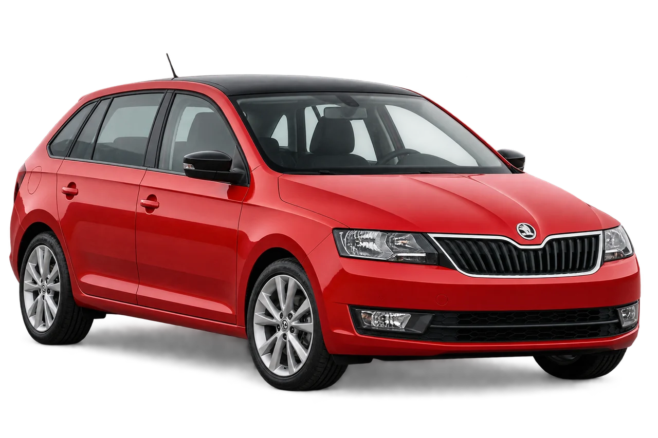 skoda Rapid Spaceback · Modelio iliustracija
