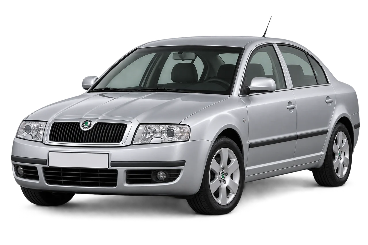 skoda Superb · Mk1 (3U) (2001–2008) · Kartos iliustracija