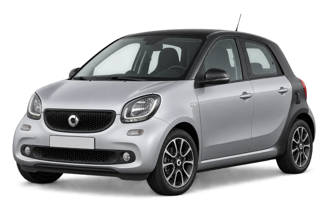smart ForFour · Modelio iliustracija