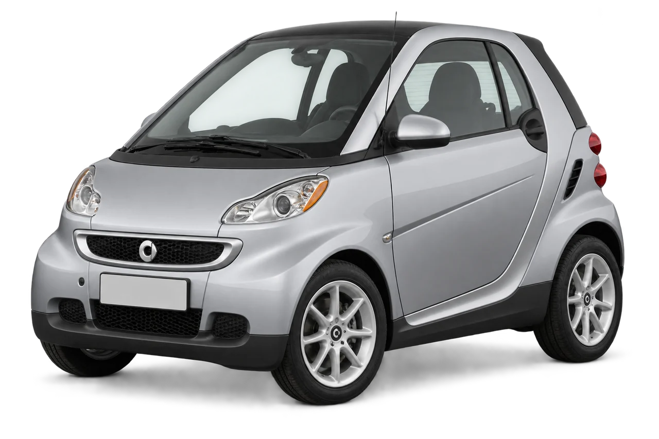 smart ForTwo · 451 (2007–2014) · Kartos iliustracija