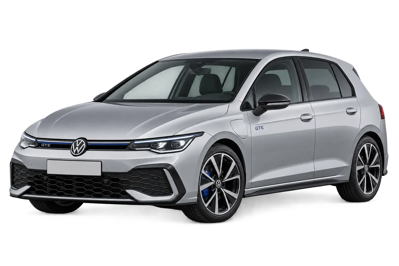 volkswagen Golf GTE · Modelio iliustracija