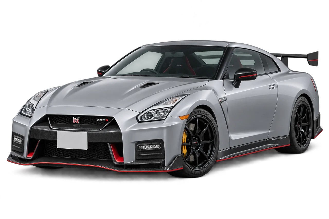 nissan GT-R Nismo · Modelio iliustracija