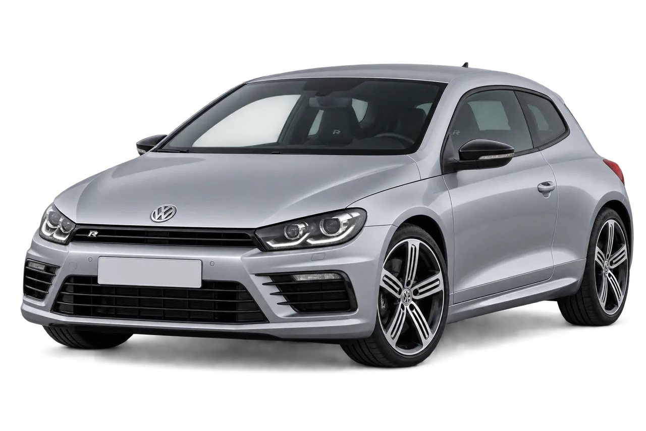 volkswagen Scirocco R · Modelio iliustracija