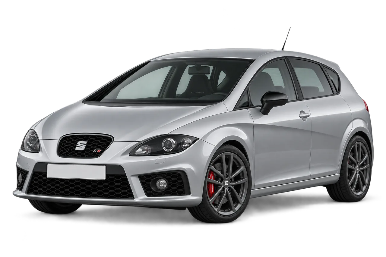 seat Leon Cupra R · Mk2 (1P) (2009–2012) · Kartos iliustracija
