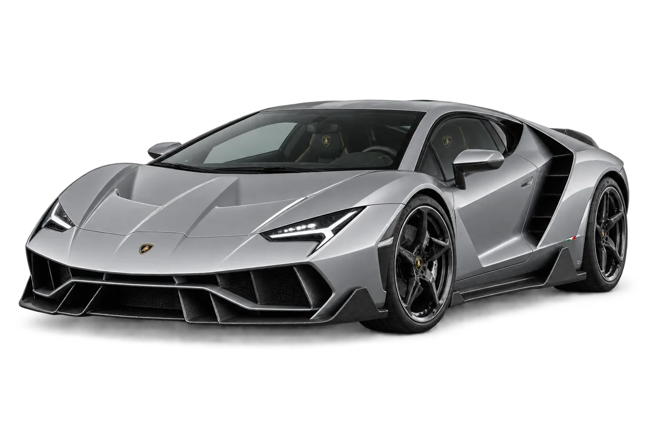 lamborghini Centenario · Modelio iliustracija