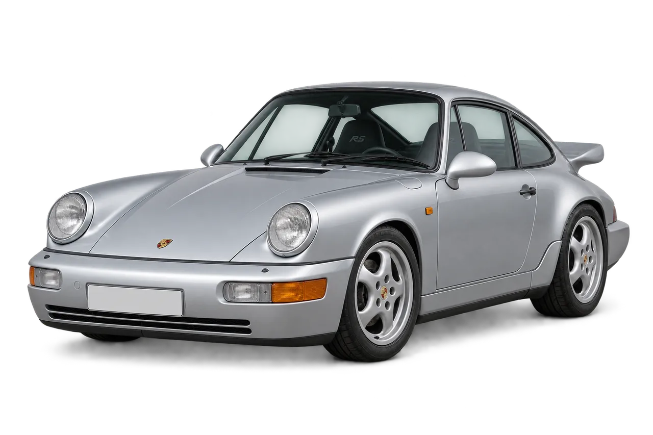 porsche 911 Carrera RS · 964 (1991–1994) · Kartos iliustracija