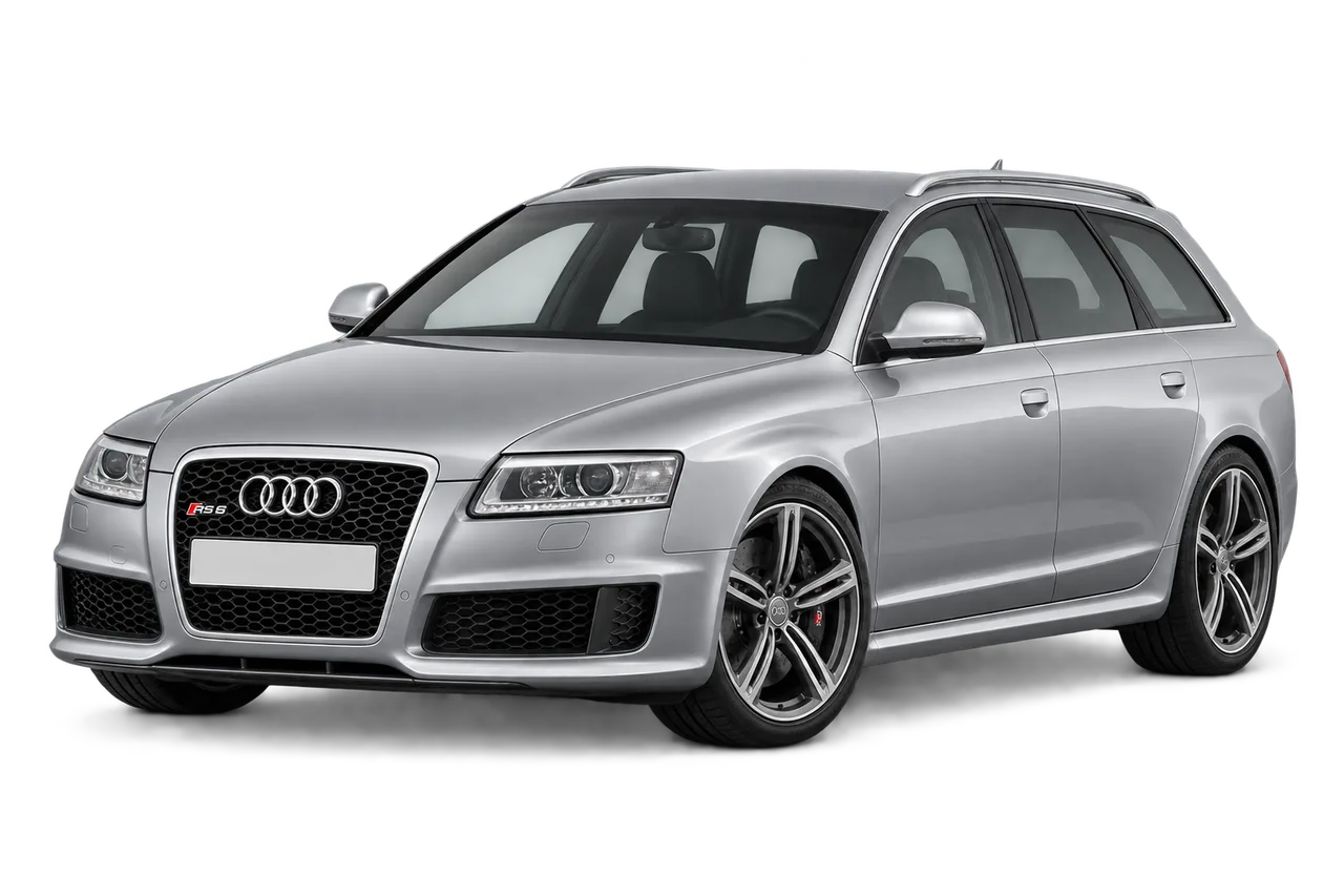 audi RS6 · C6 (2008–2012) · Kartos iliustracija
