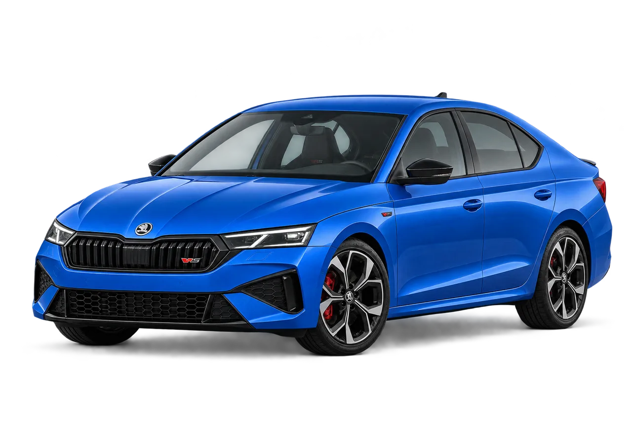 skoda Octavia RS · Modelio iliustracija