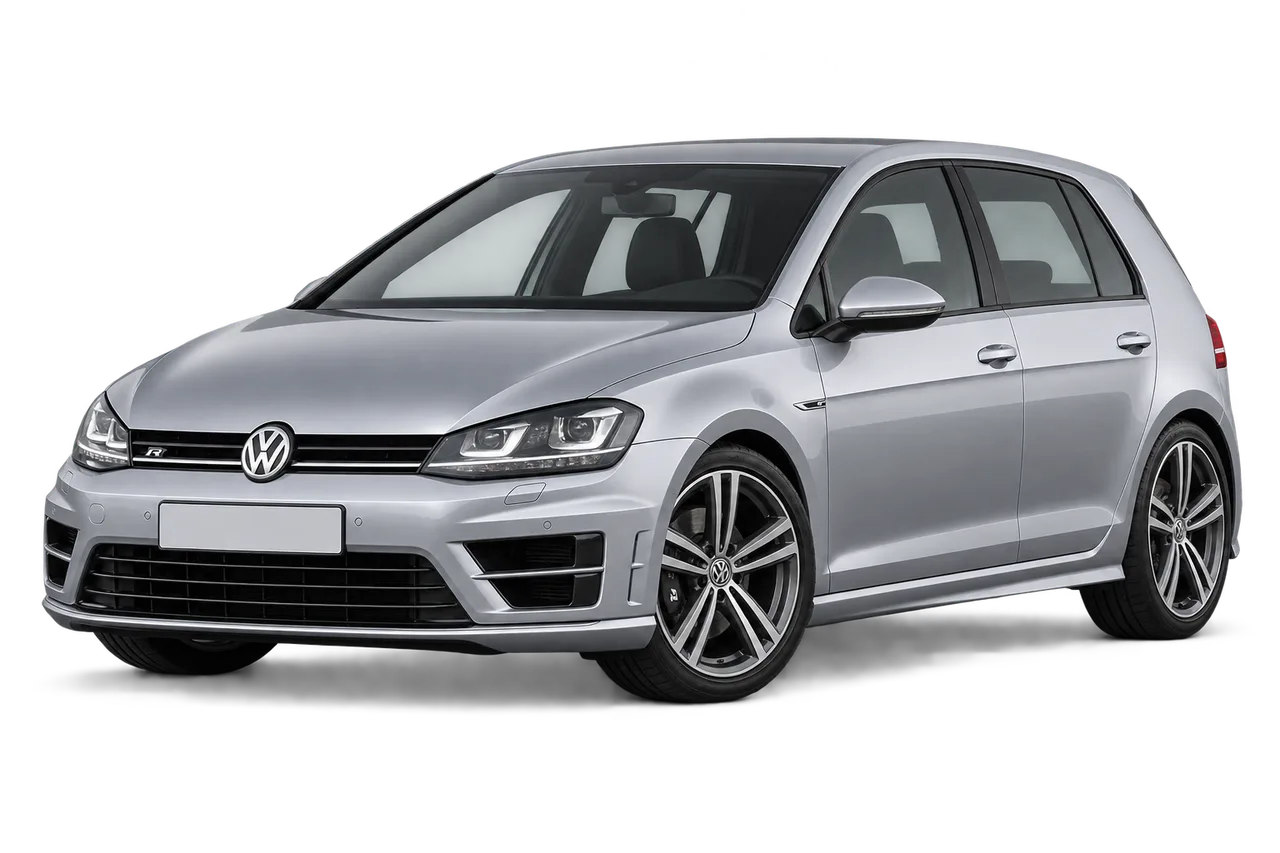 volkswagen Golf R · Mk7 R (2013–2017) · Kartos iliustracija
