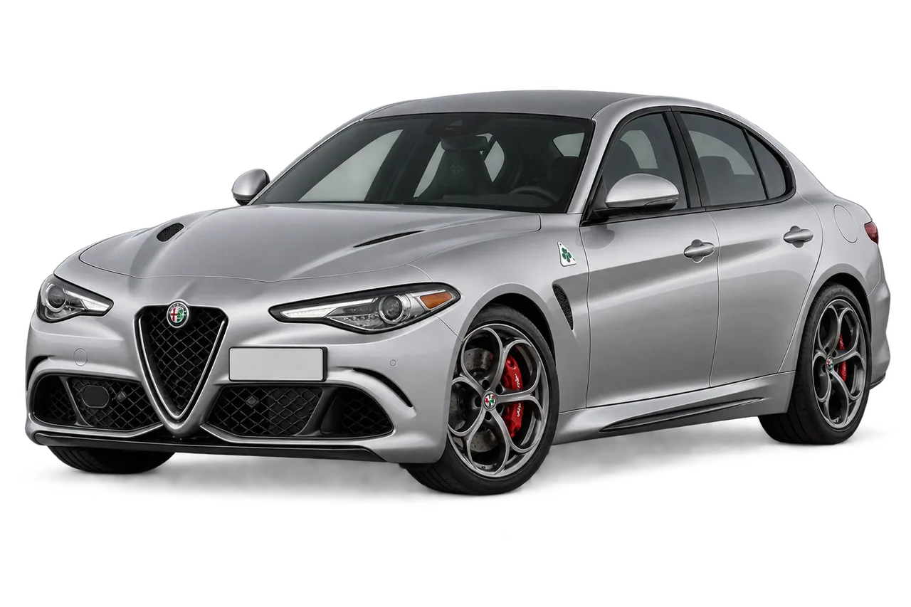 alfa-romeo Giulia Quadrifoglio · Modelio iliustracija