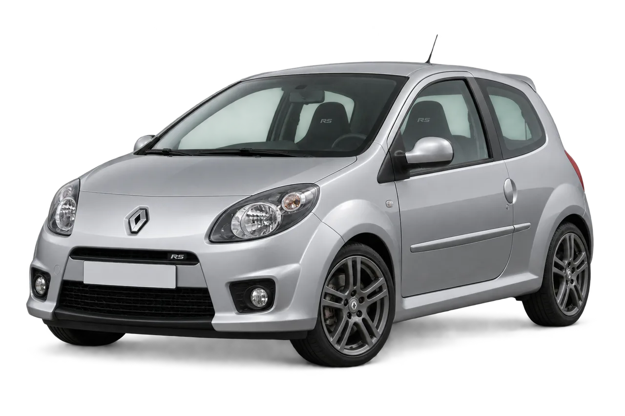 renault Twingo RS · Mk2 (2008–2011) · Kartos iliustracija