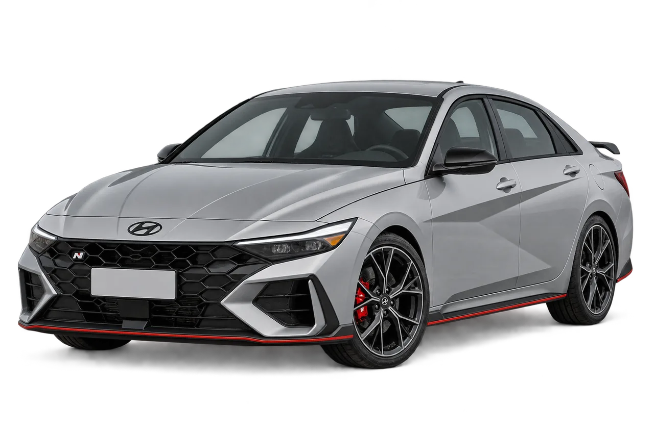 hyundai Elantra N · Modelio iliustracija