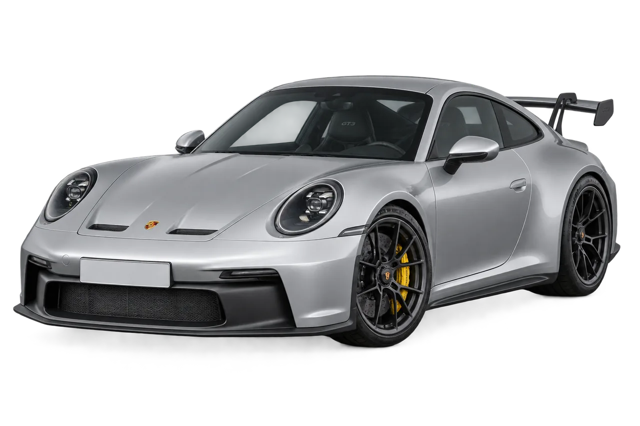 porsche 911 GT3 · Modelio iliustracija