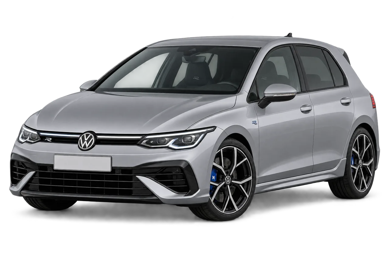 volkswagen Golf R · Modelio iliustracija