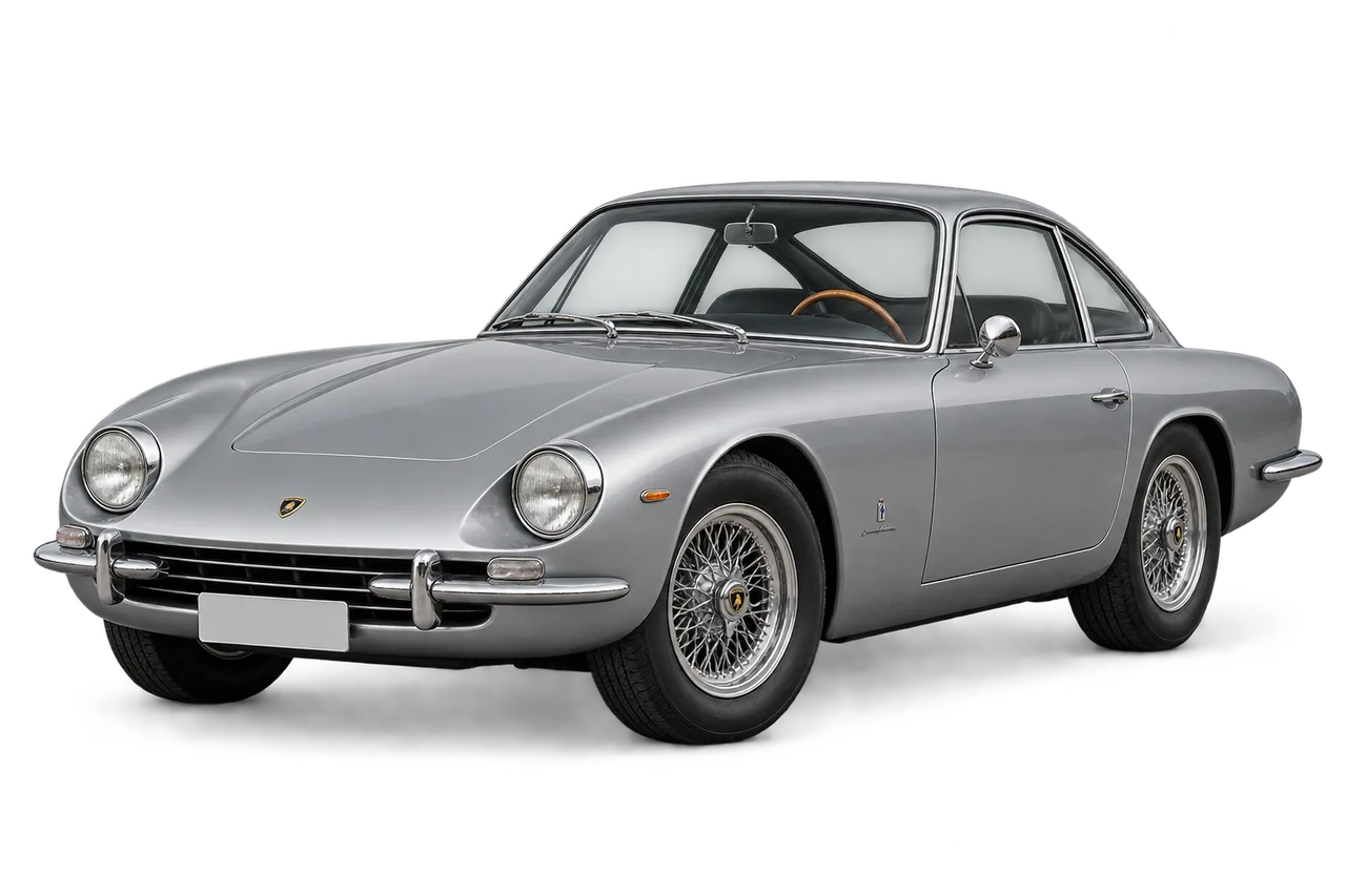 lamborghini 350 GT · Modelio iliustracija
