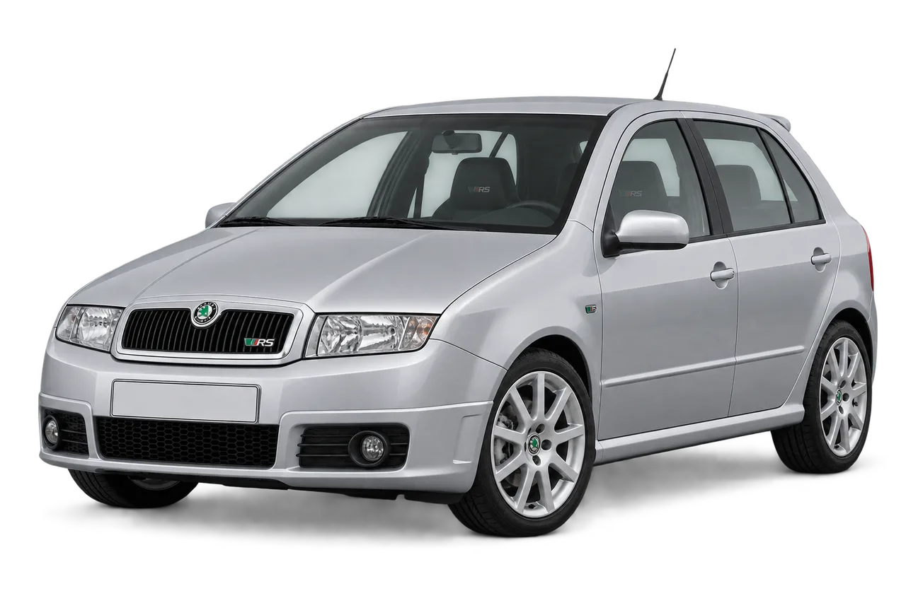 skoda Fabia RS · Mk1 (6Y) (2003–2007) · Kartos iliustracija