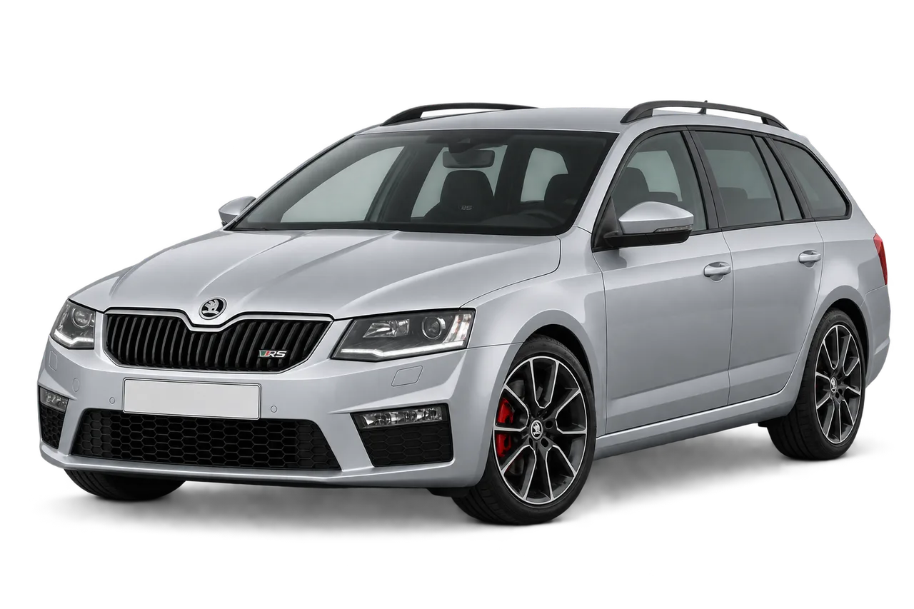 skoda Octavia RS · Mk3 (5E) (2013–2017) · Kartos iliustracija