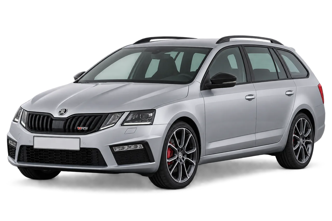 skoda Octavia RS · Mk3 FL (2017–2020) · Kartos iliustracija