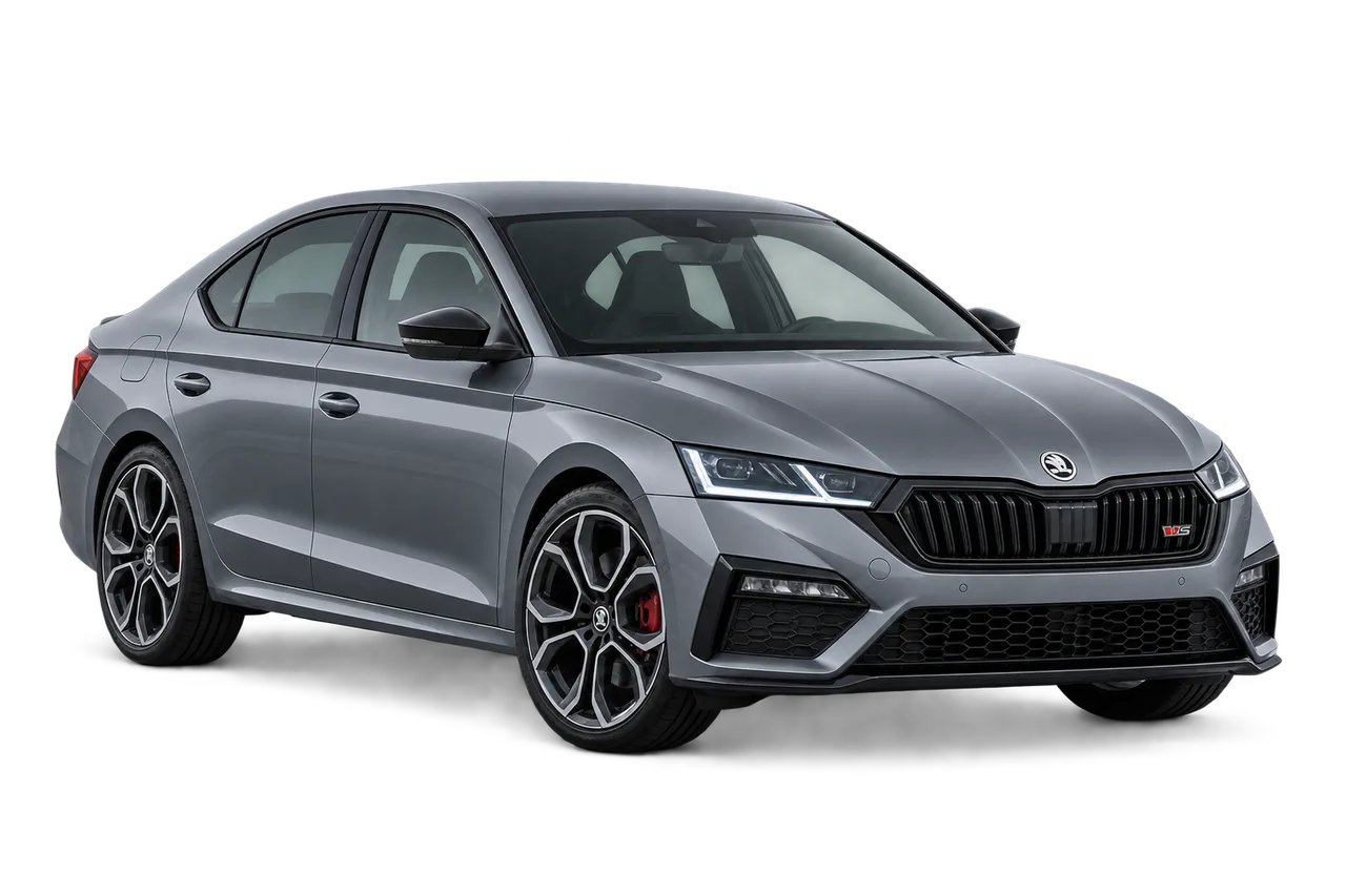 skoda Octavia RS · Mk4 (NX) (2020–2024) · Kartos iliustracija