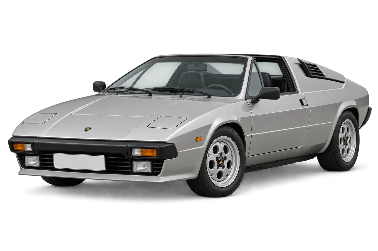 lamborghini Jalpa · Modelio iliustracija