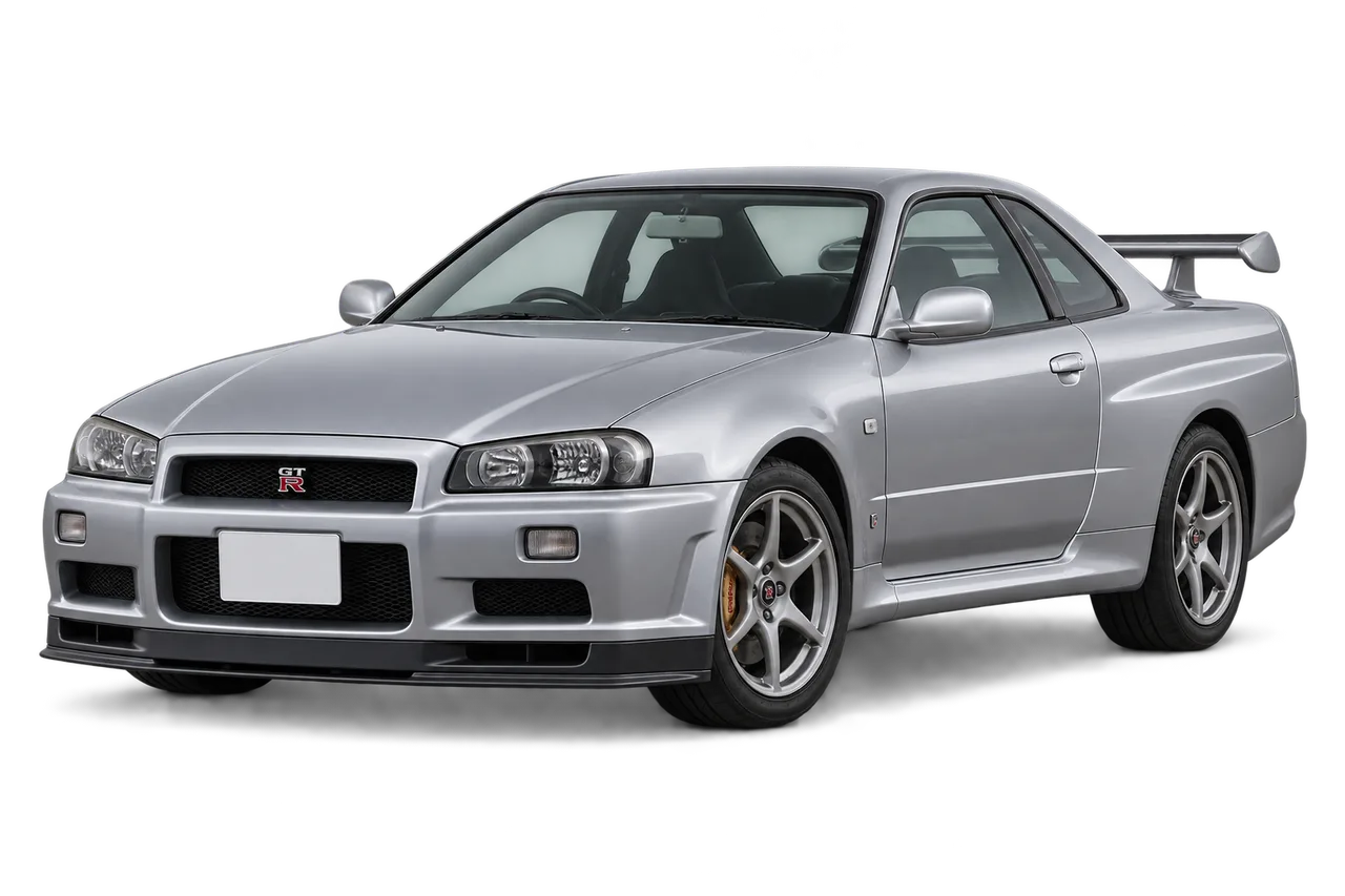 nissan GT-R · R34 (1999–2002) · Generation illustration
