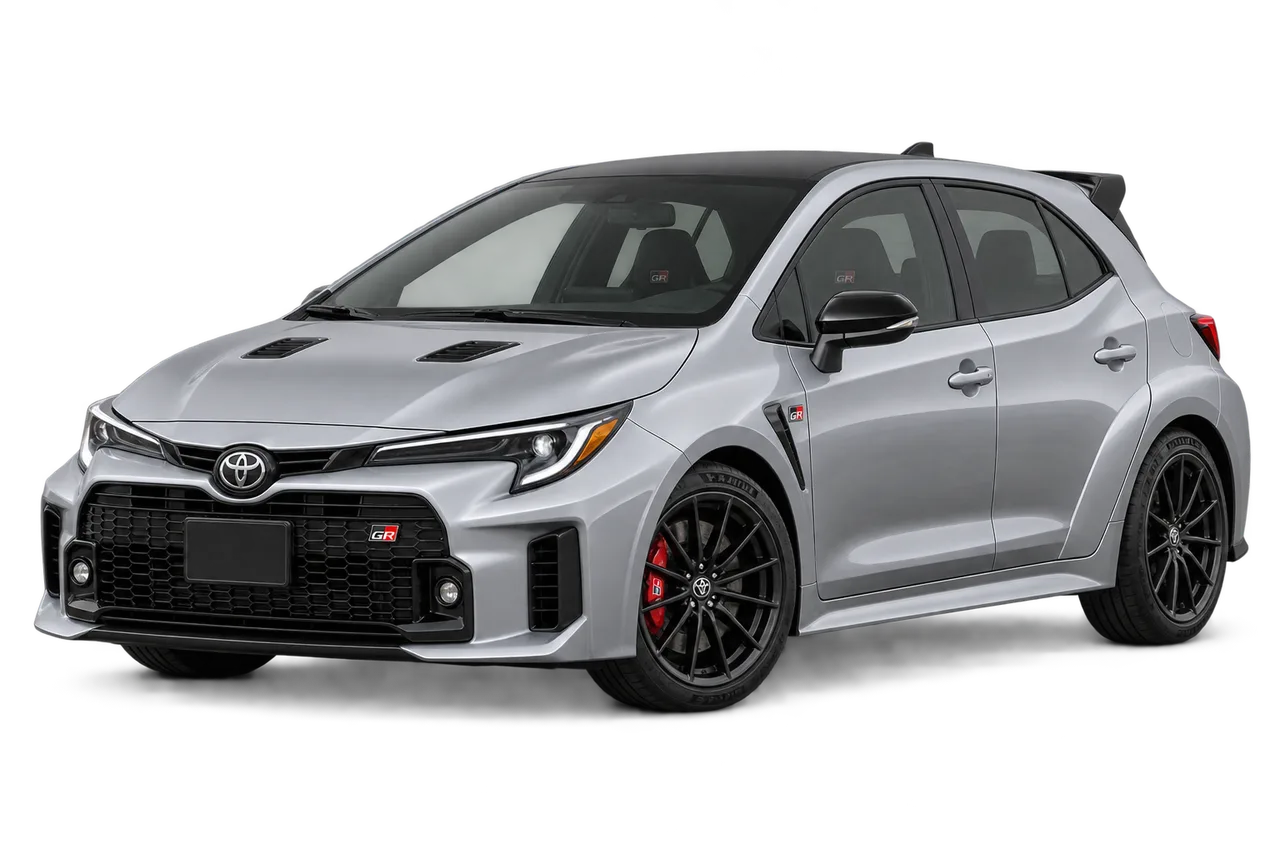 toyota GR Corolla · E210 FL (2025–dabar) · Kartos iliustracija