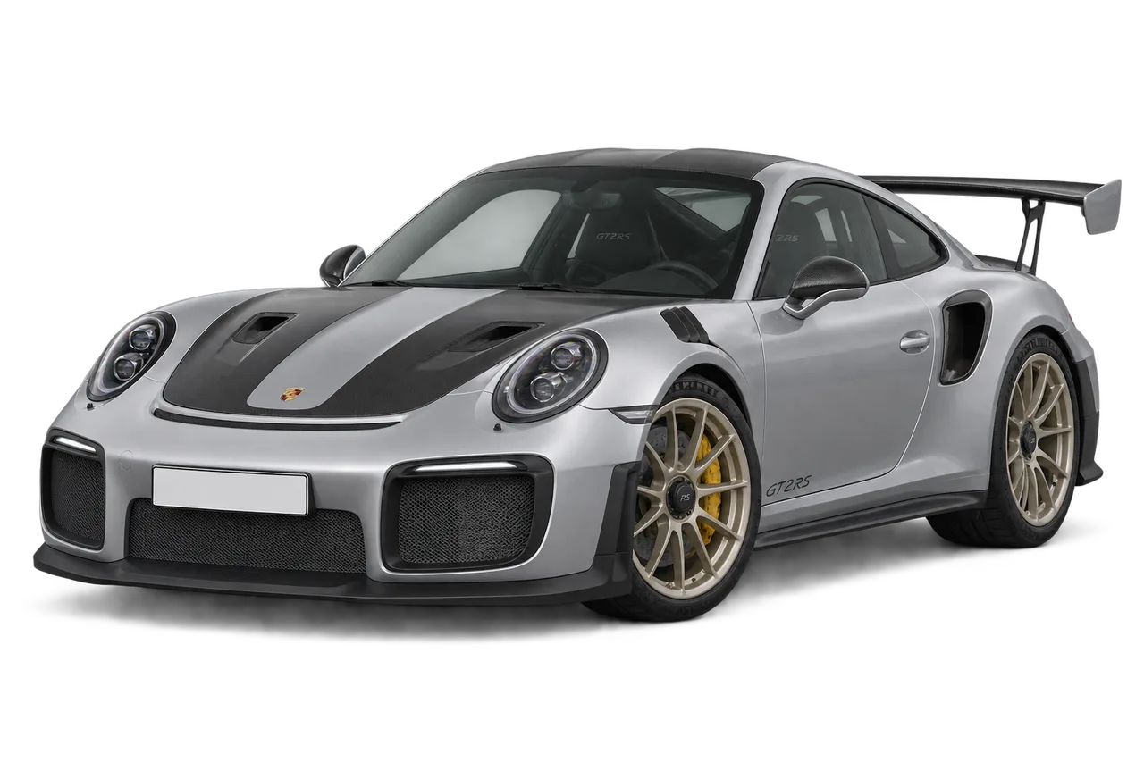 porsche 911 GT2 RS · Modelio iliustracija