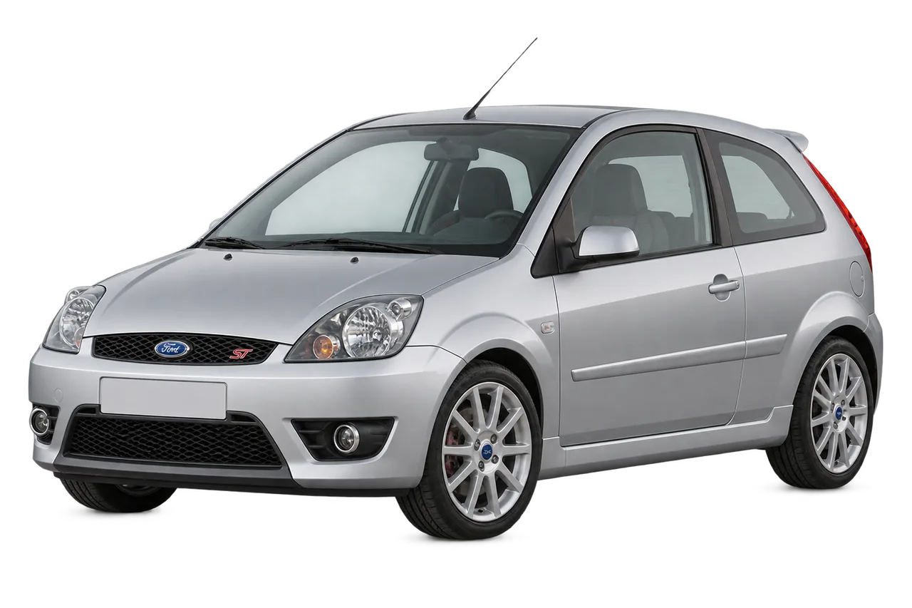 ford Fiesta ST · Mk6 (2004–2008) · Kartos iliustracija