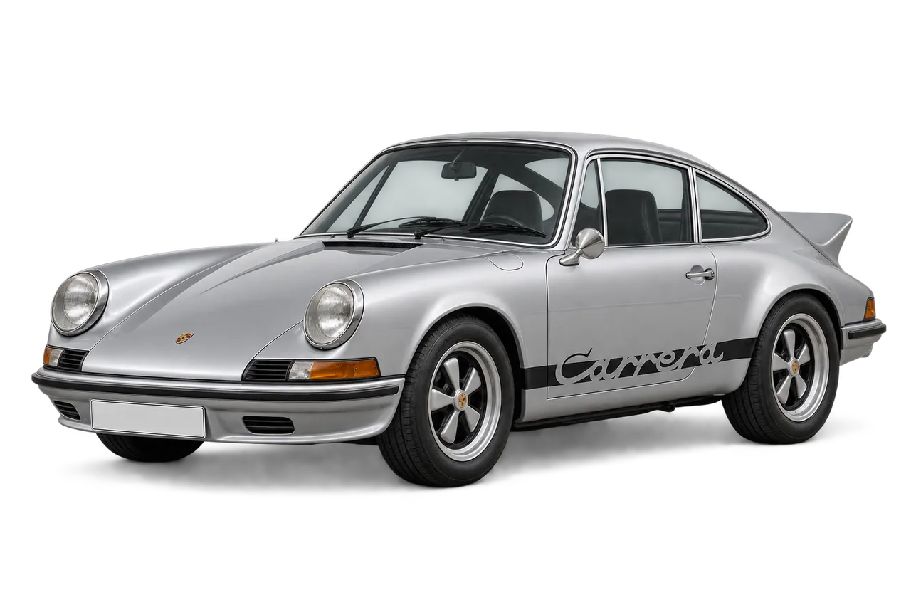 porsche 911 Carrera RS · 901 (1972–1973) · Kartos iliustracija