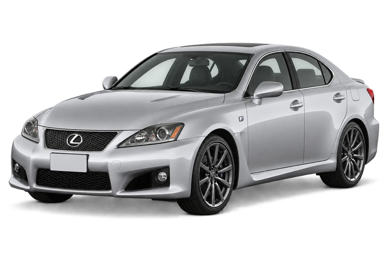 lexus IS F · XE20 (2008–2014) · Kartos iliustracija
