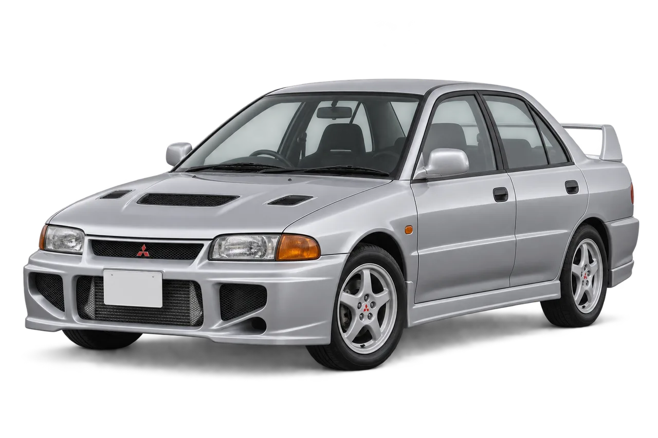 mitsubishi Lancer Evolution · Evo I (1992–1994) · Kartos iliustracija