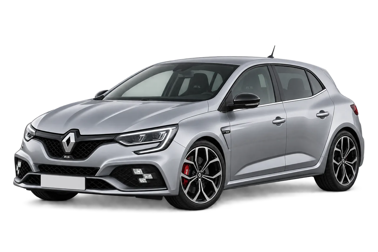 renault Megane RS · Modelio iliustracija