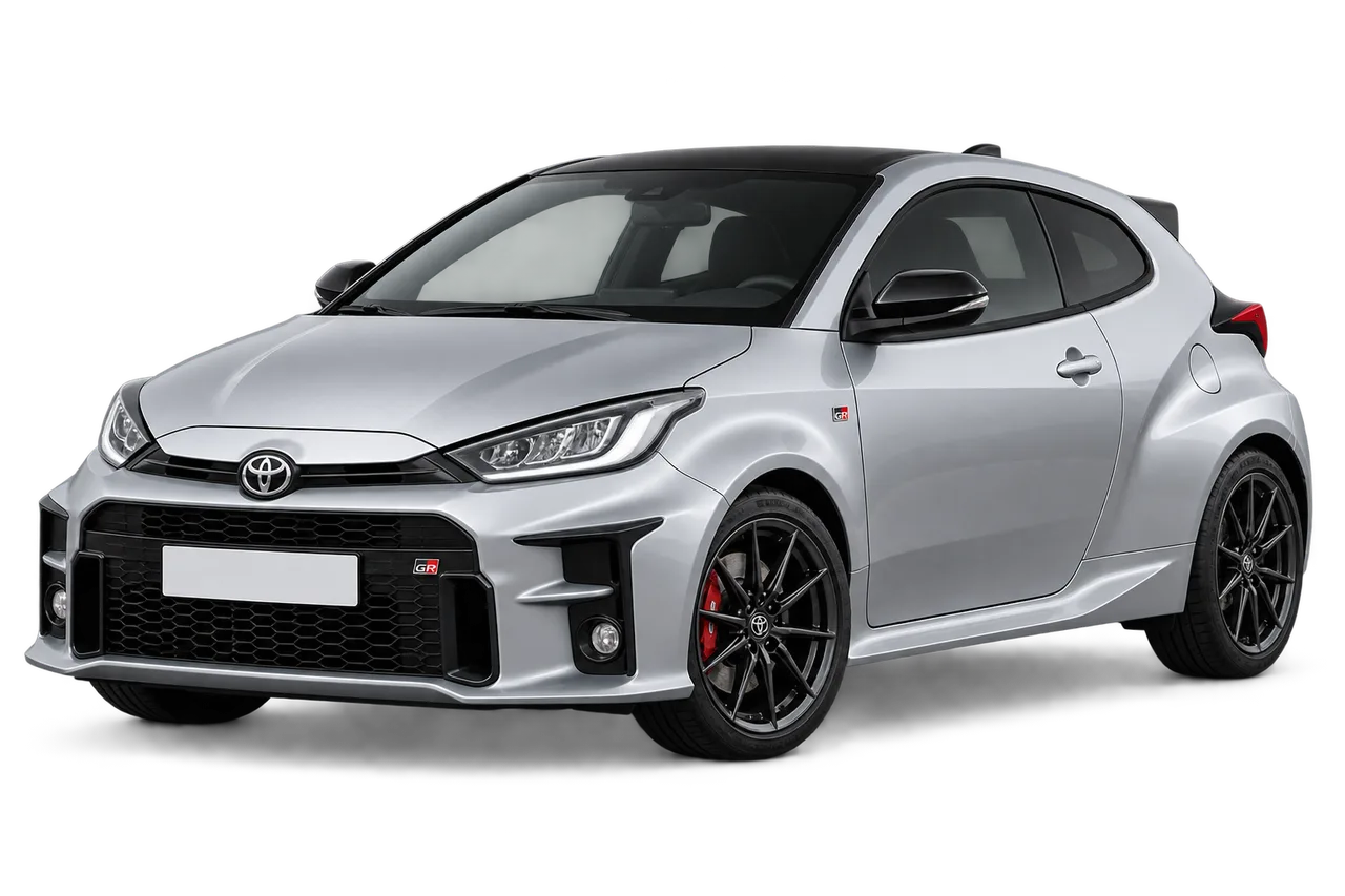 toyota GR Yaris · XP210 (2020–2024) · Kartos iliustracija