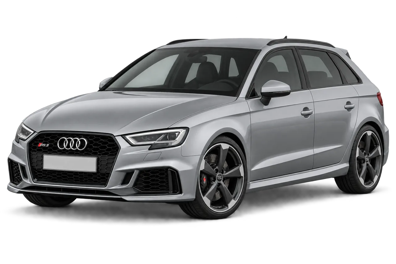audi RS3 · 8V FL (2017–2020) · Kartos iliustracija