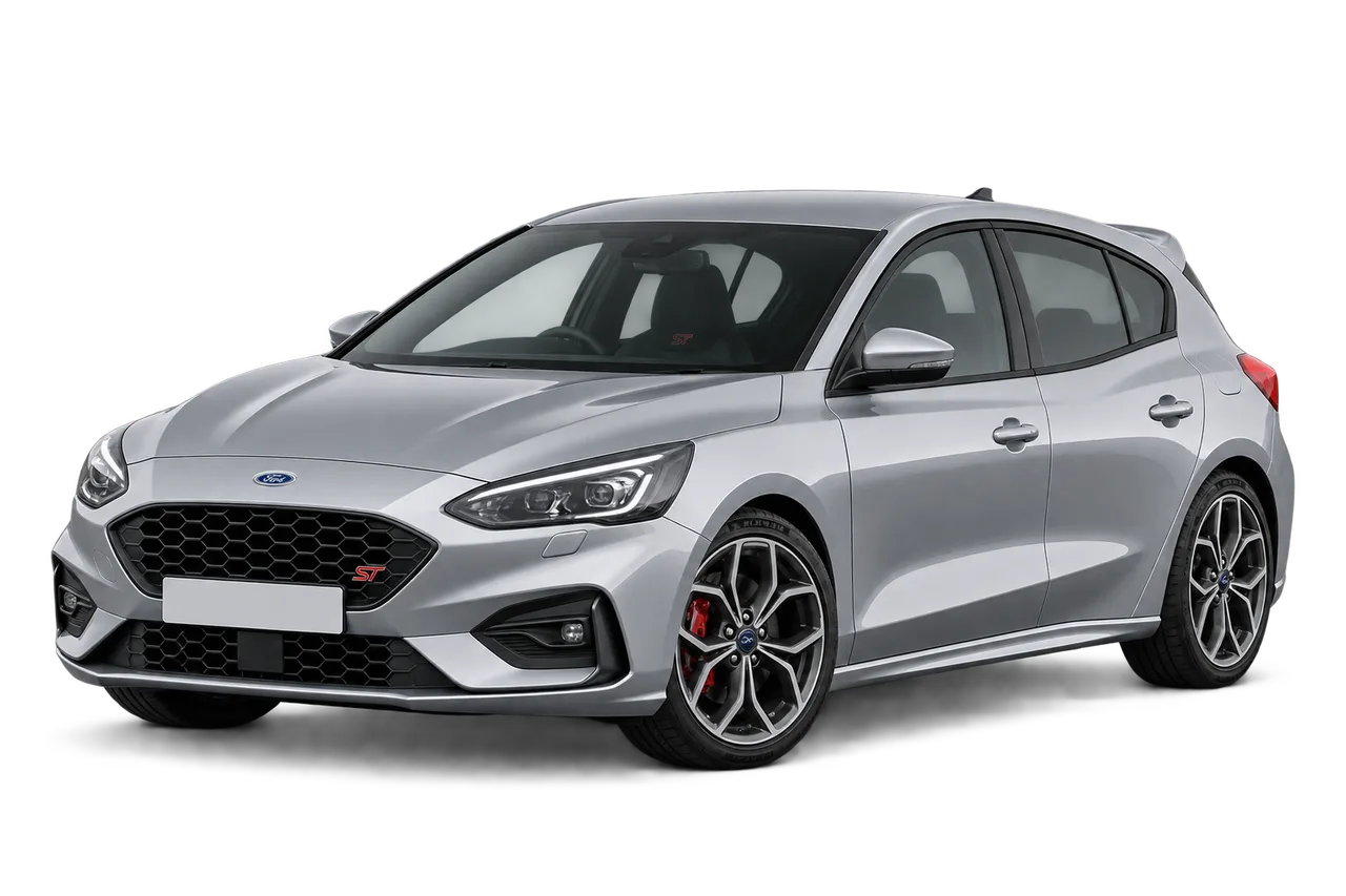 ford Focus ST · Mk4 (2019–2021) · Kartos iliustracija