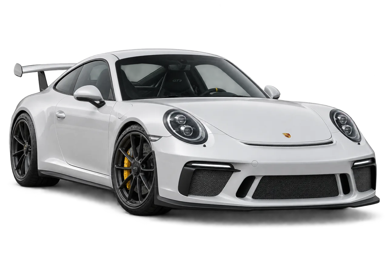 porsche 911 GT3 · 991.2 (2017–2019) · Kartos iliustracija