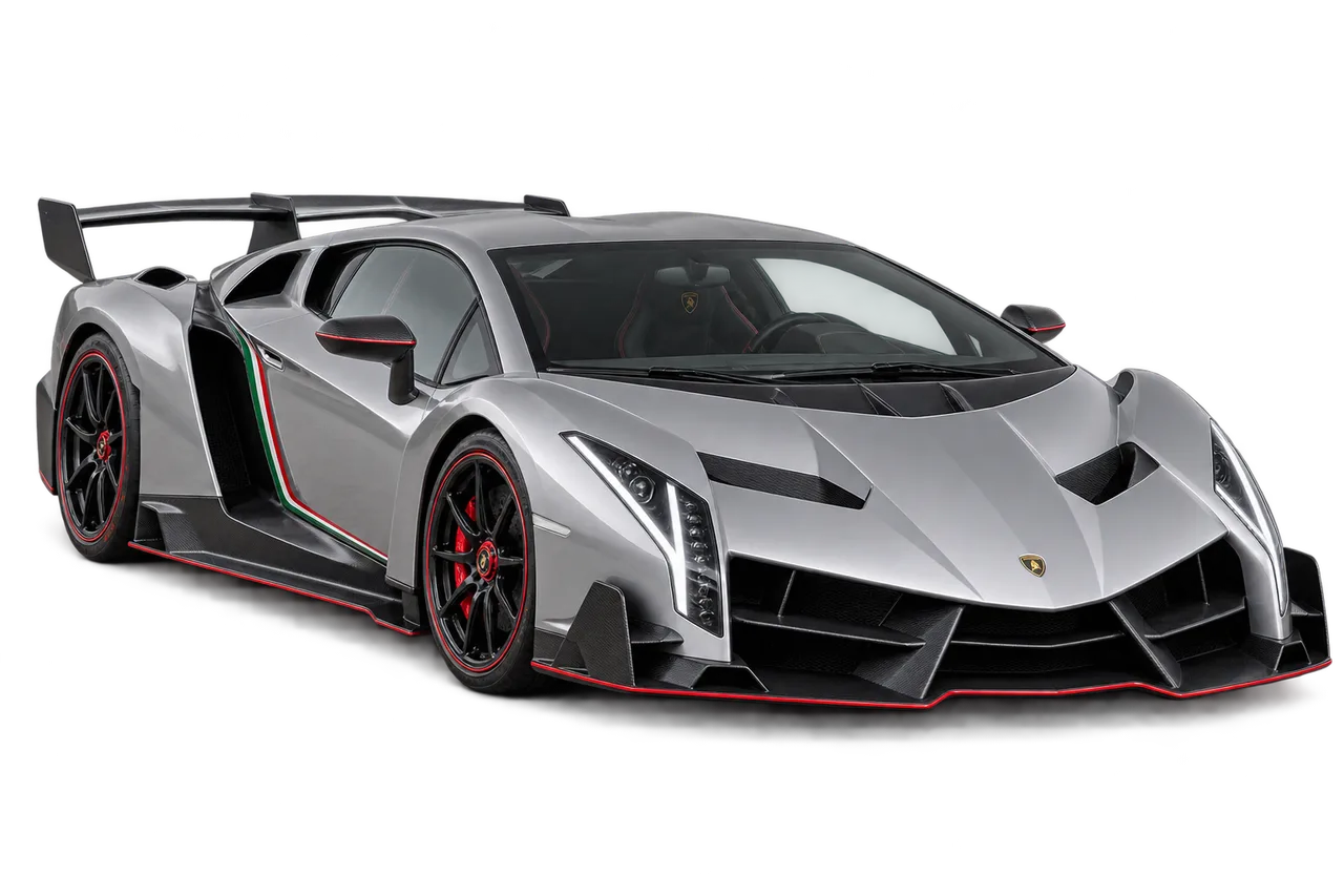 lamborghini Veneno · Modelio iliustracija