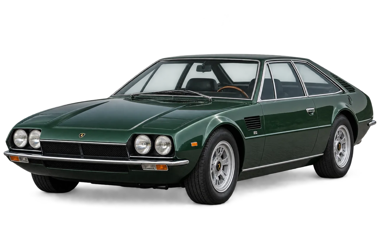 lamborghini Jarama · Modelio iliustracija
