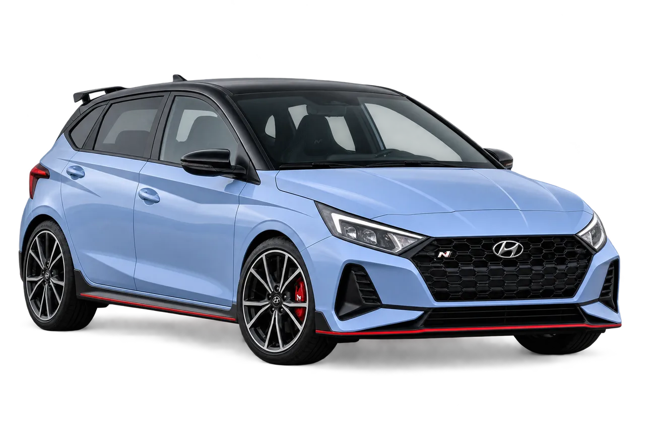 hyundai i20 N · Modelio iliustracija