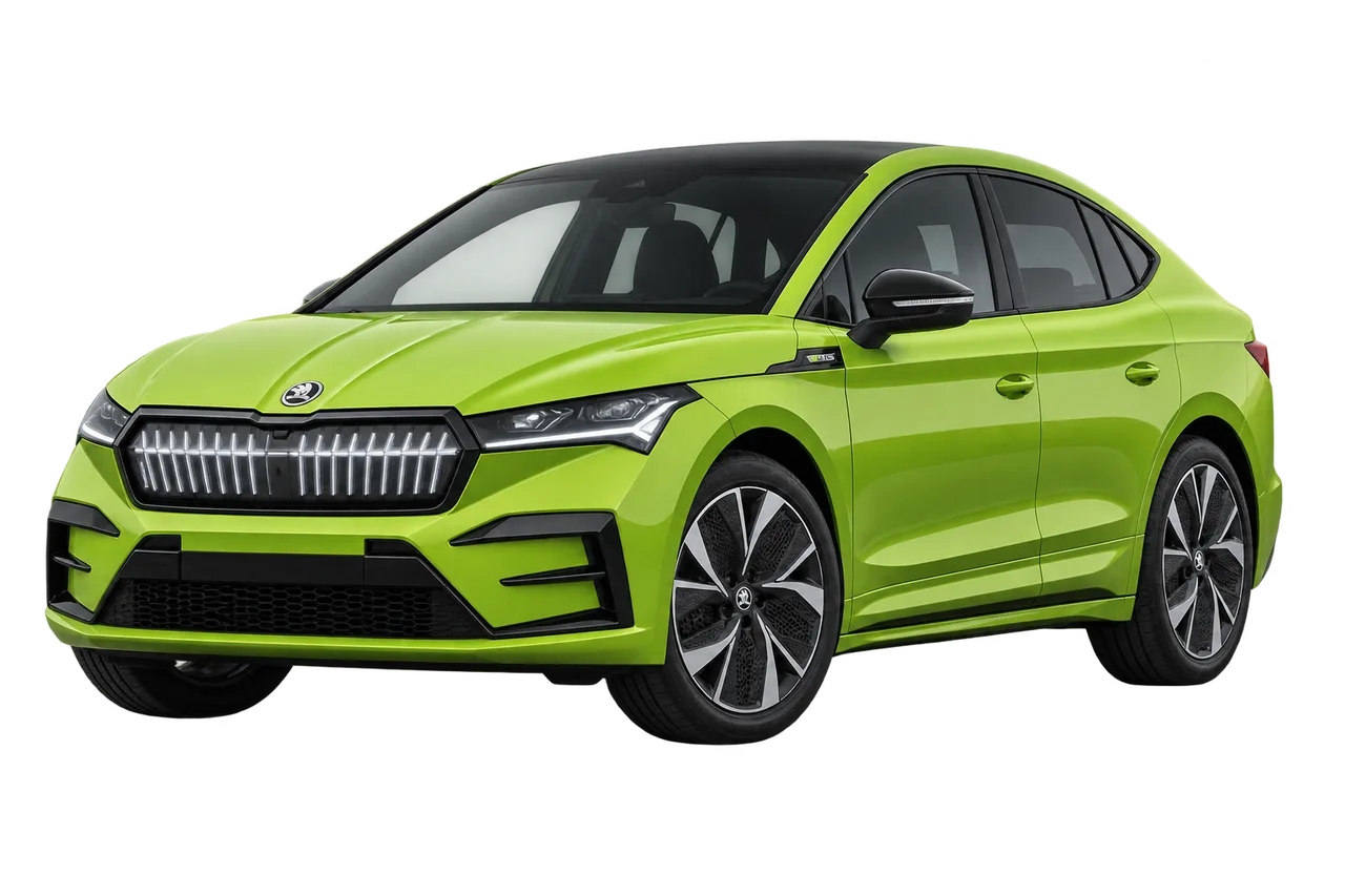 skoda Enyaq RS · Modelio iliustracija